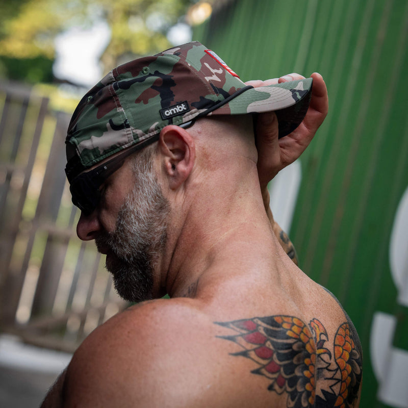 Load image into Gallery viewer, American Flag PVC Patch Waterproof Weekender Snapback
