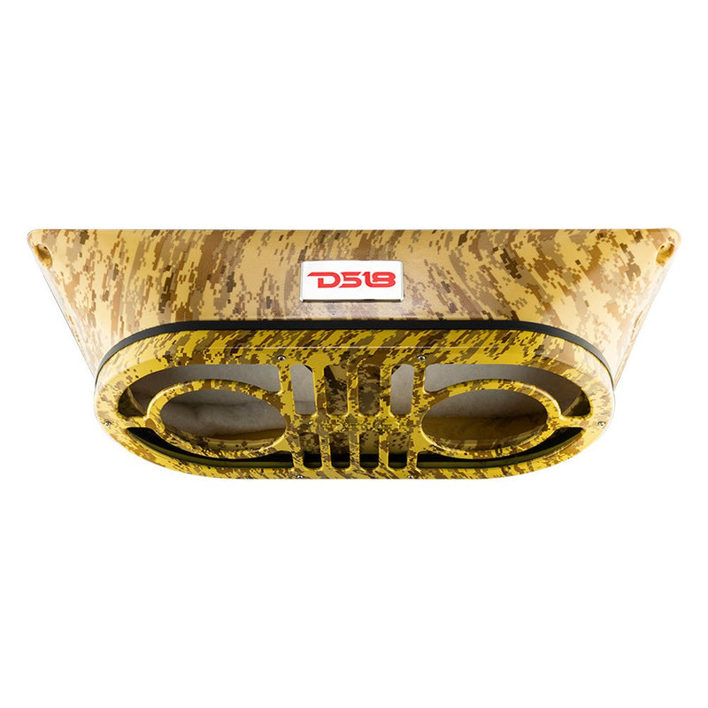 Load image into Gallery viewer, DS18 JBASS/CM Exclusive Jeep Gate Enclosure for 2x10" Shallow Subwoofer Camo Beige
