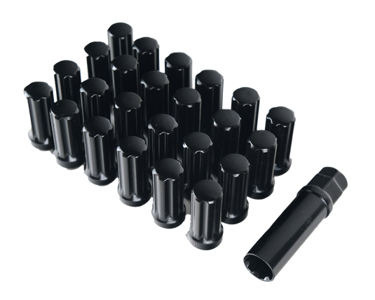 Falcon Wheels | M14x1.5 Spline Lug Nut W/Key 24pc