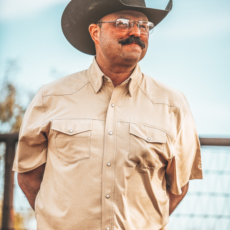 Load image into Gallery viewer, Khaki Drover Shirt
