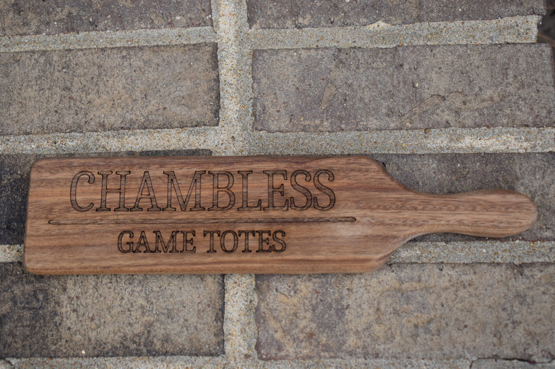 Load image into Gallery viewer, Leather Stropping Block - Solid Oak &amp; English Bridle Leather for Hunting Knives
