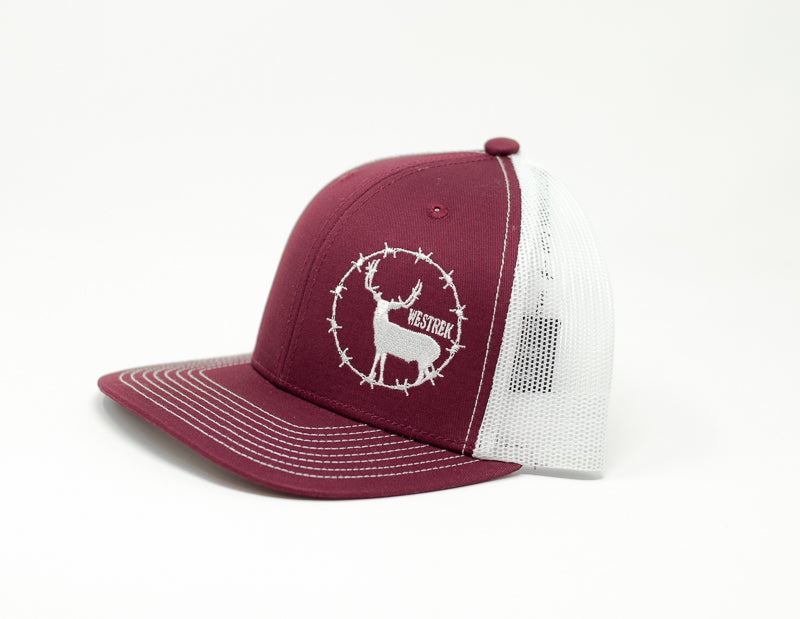 Load image into Gallery viewer, Barbed Wire Buck, Maroon
