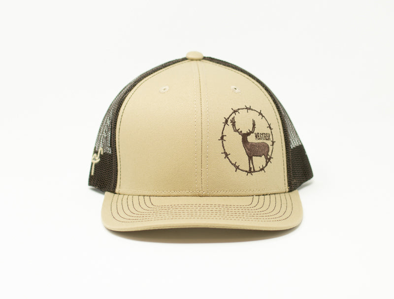 Load image into Gallery viewer, Barbed Wire Buck, Tan/Dark Brown
