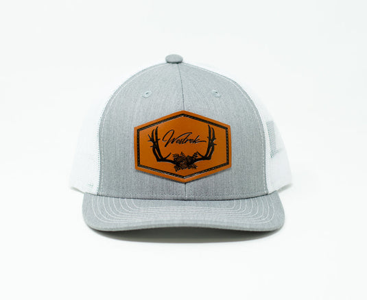 Grey Floral Antler