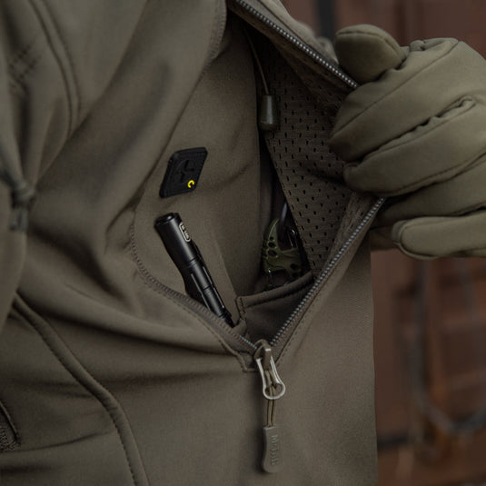 M‑Tac Softshell Tactical Jacket with Fleece Liner