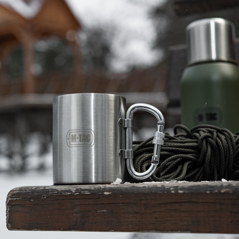 Load image into Gallery viewer, M-Tac Thermo Mug 9oz with Carabiner
