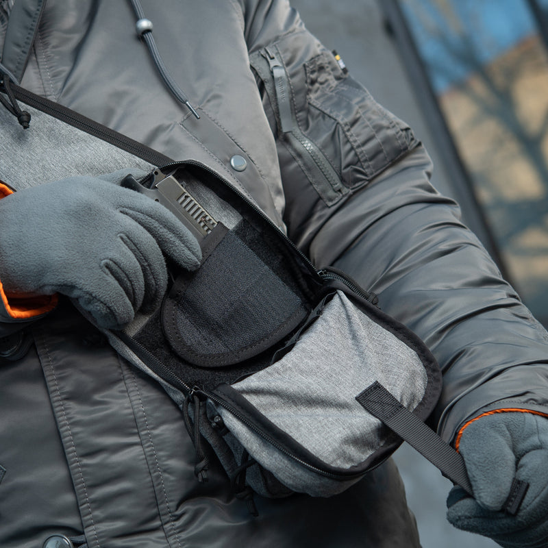 Load image into Gallery viewer, M-Tac LEFT-HANDED Tactical Sling Bag for Men with Holster
