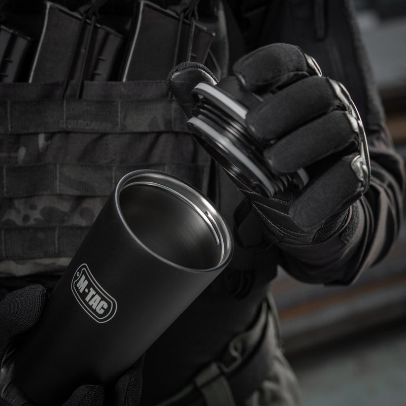 Load image into Gallery viewer, M‑Tac Thermal Mug 15 oz with Lid
