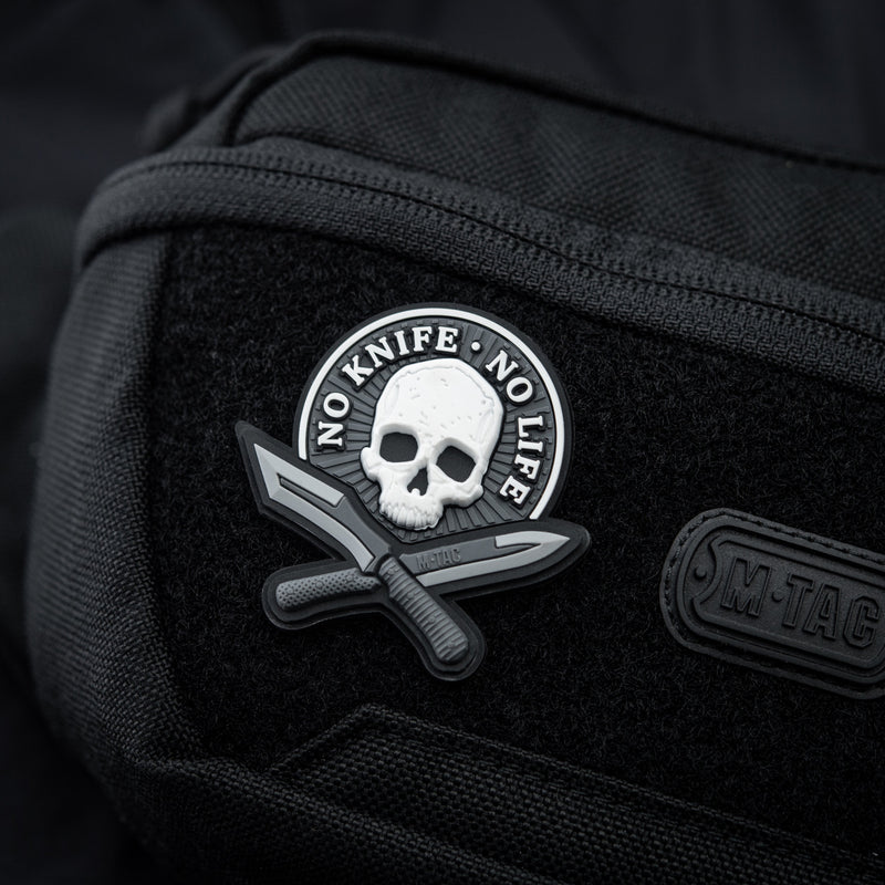 Load image into Gallery viewer, M-Tac patch No Knife - No Life 3D PVC
