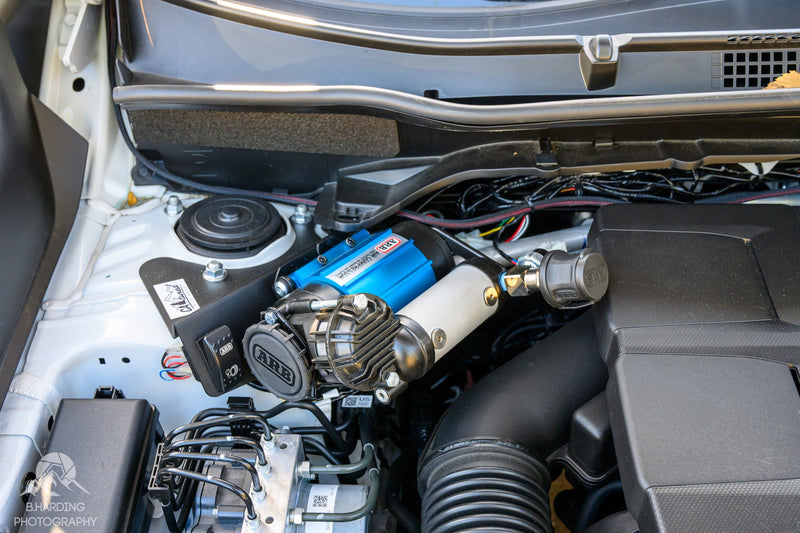 Load image into Gallery viewer, CAtuned Off-Road 2025 Subaru Forester ARB Compact Air Compressor with Mount and Air Fitting Kit
