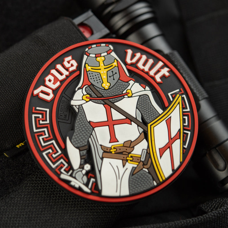 Load image into Gallery viewer, M-Tac patch Deus Vult 3D PVC
