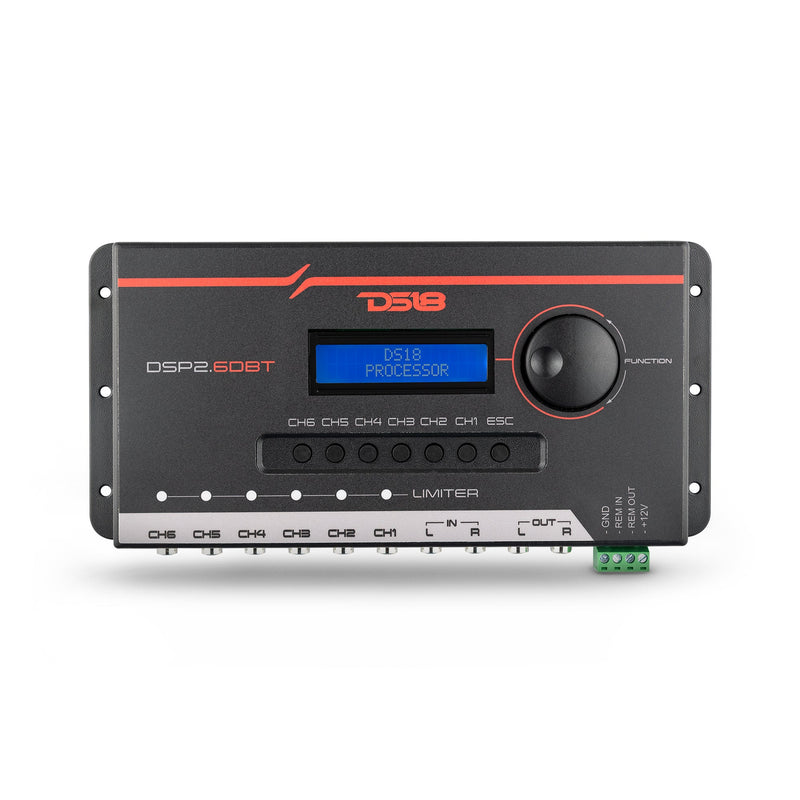 Load image into Gallery viewer, 2-Channel In and 6-Channel Out Digital Sound Processor (DSP) with Bluetooth and LCD Screen

