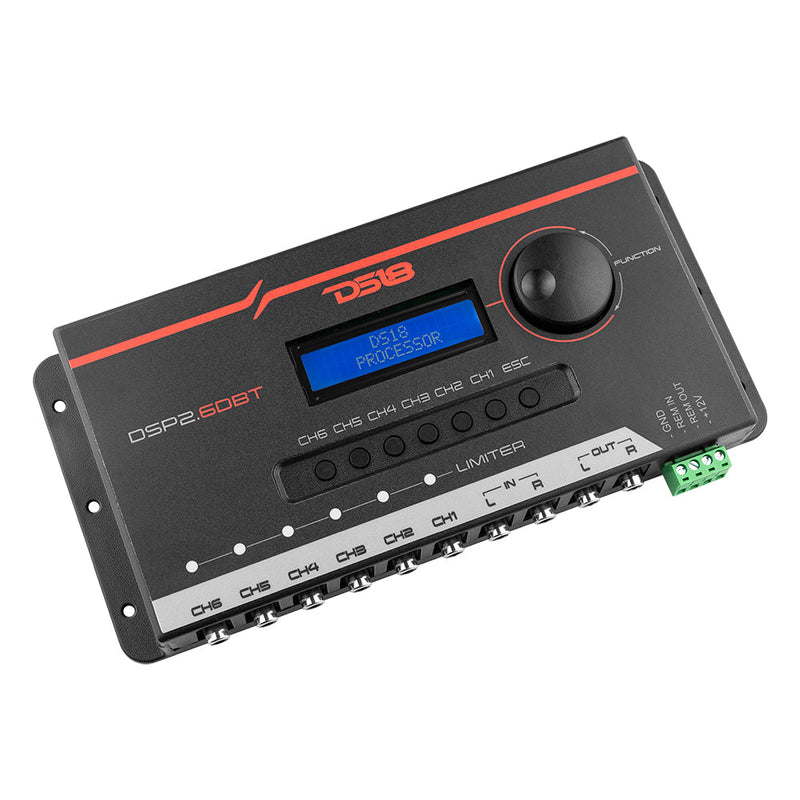 Load image into Gallery viewer, 2-Channel In and 6-Channel Out Digital Sound Processor (DSP) with Bluetooth and LCD Screen
