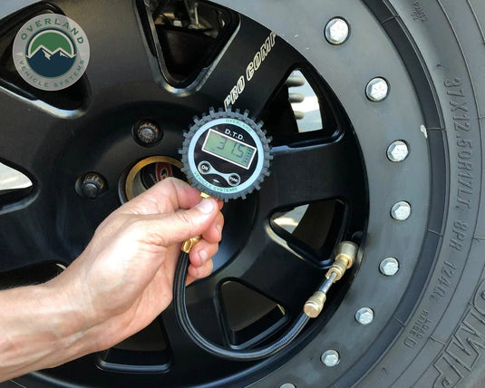 OVS Digital Tire Gauge / Deflator with Valve Kit