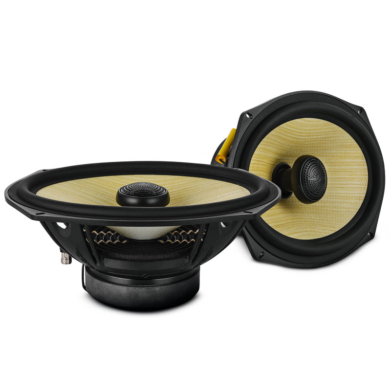 Load image into Gallery viewer, DXQ 6x9&quot; 2-Way Coaxial Speaker with Yellow Straw and Composite Foam Cone | 150W RMS 4-Ohm
