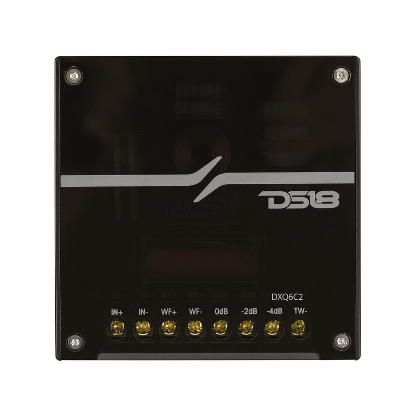 Load image into Gallery viewer, DXQ 6.5&quot; 2-Way Component Speaker Set with Yellow Straw + Composite Foam Cone | 150W RMS 4-Ohm
