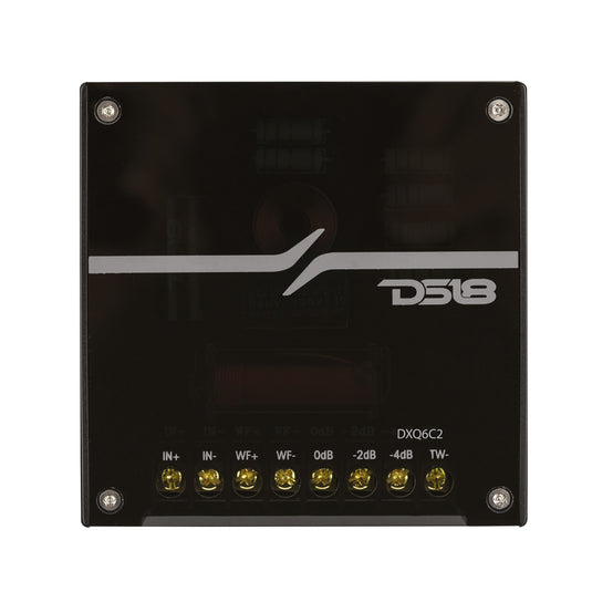 DXQ 6.5" 2-Way Component Speaker Set with Yellow Straw + Composite Foam Cone | 150W RMS 4-Ohm