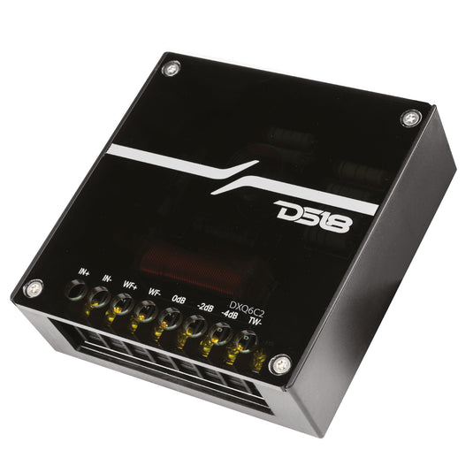 DXQ 6.5" 2-Way Component Speaker Set with Yellow Straw + Composite Foam Cone | 150W RMS 4-Ohm