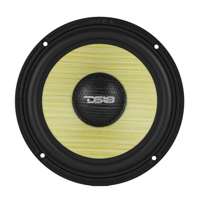 Load image into Gallery viewer, DXQ 6.5" 2-Way Component Speaker Set with Yellow Straw + Composite Foam Cone | 150W RMS 4-Ohm
