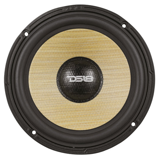 DXQ 6.5" 3-Way Component Speaker Set with Yellow Straw + Composite Foam Cone | 150W RMS 4-Ohm