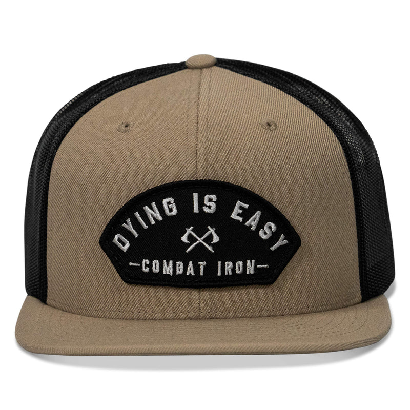Load image into Gallery viewer, Dying Is Easy Patch Flatbill SnapBack Hat

