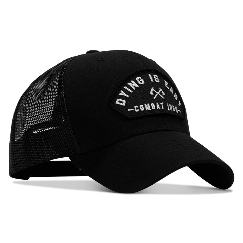 Load image into Gallery viewer, Dying Is Easy Arched Patch Snapback Hat
