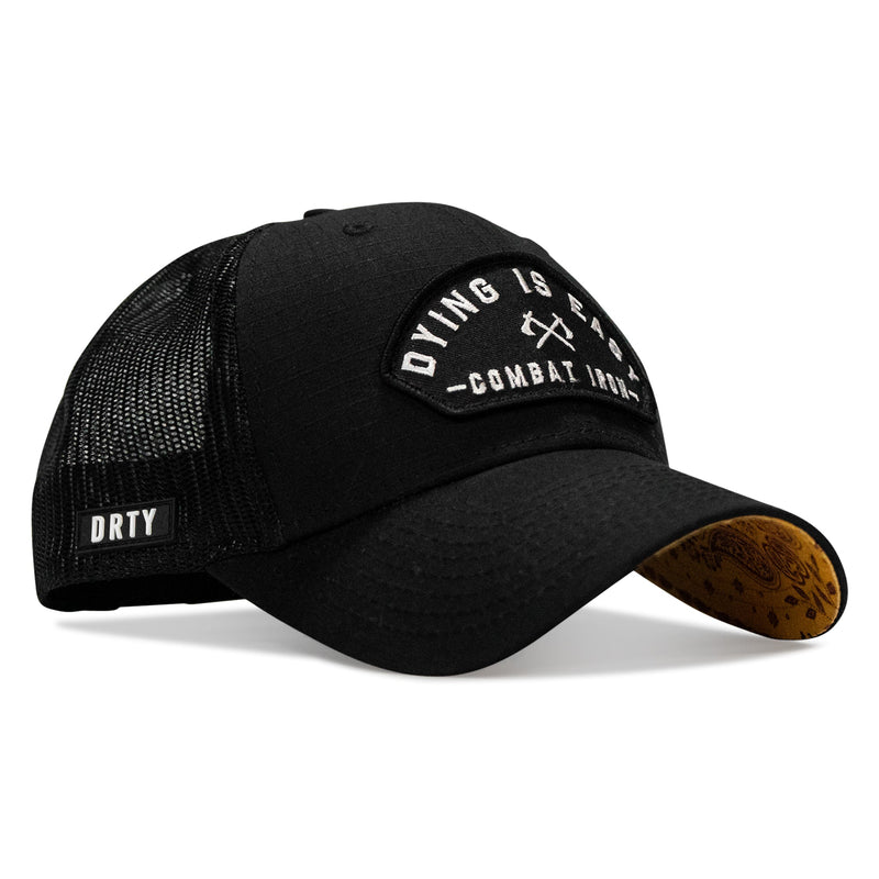 Load image into Gallery viewer, Dying Is Easy Arch Patch Original Ripstop Snapback Hat
