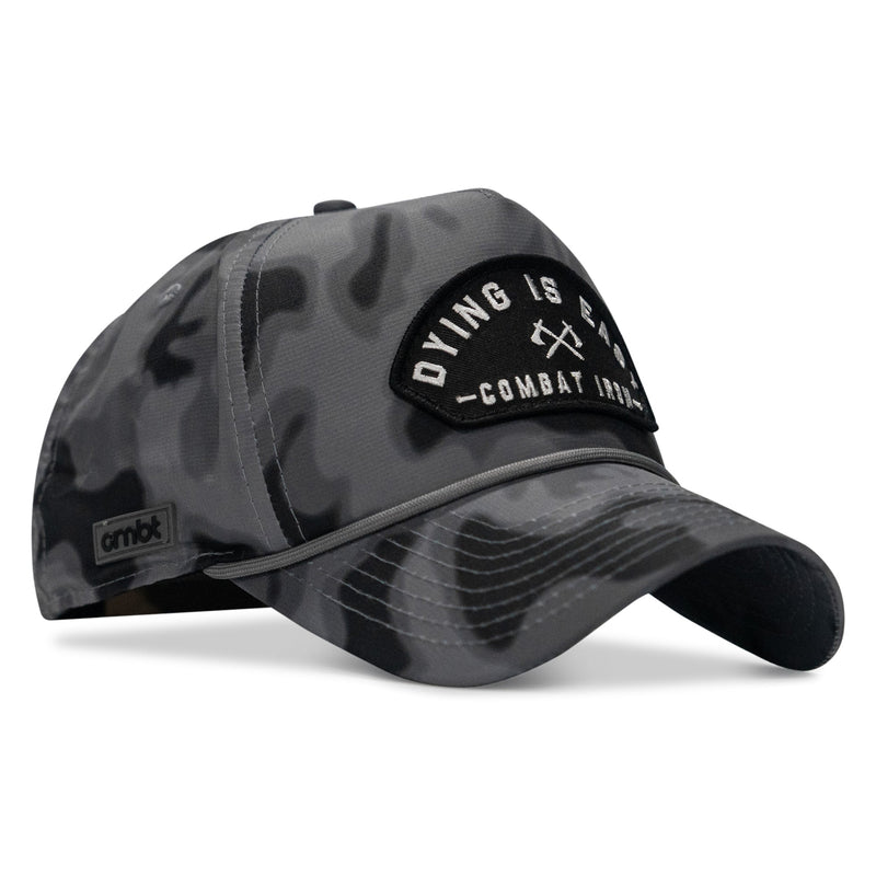 Load image into Gallery viewer, Dying Is Easy Arched Patch Weekender Snapback
