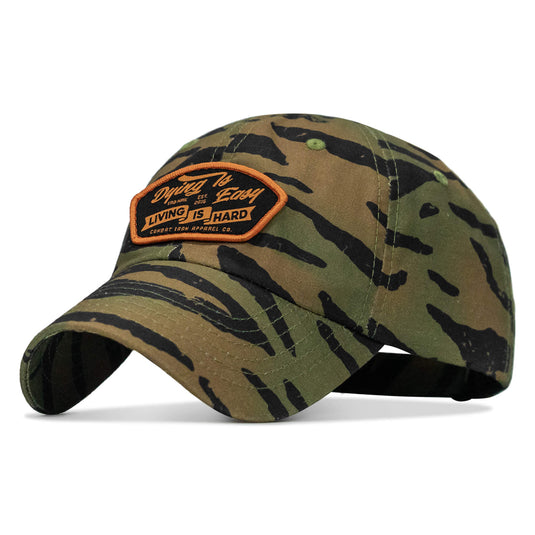 Dying Is Easy, Living Is Hard Patch Tactical Ripstop Mesh Snapback Hat