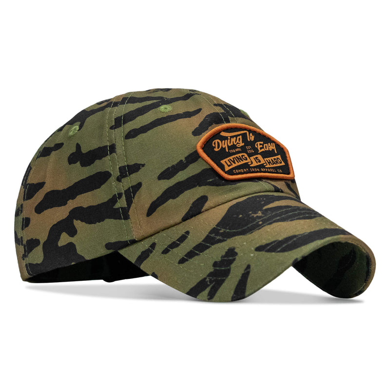Load image into Gallery viewer, Dying Is Easy, Living Is Hard Patch Tactical Ripstop Mesh Snapback Hat
