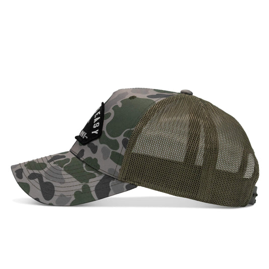 Dying Is Easy Arched Patch Snapback Hat