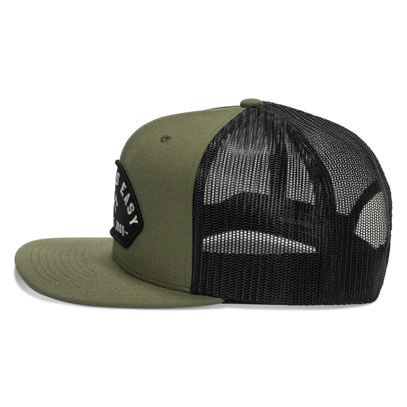Load image into Gallery viewer, Dying Is Easy Patch Flatbill SnapBack Hat
