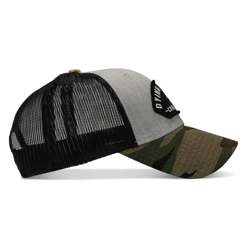 Load image into Gallery viewer, Dying Is Easy Arch Patch Original Ripstop Snapback Hat
