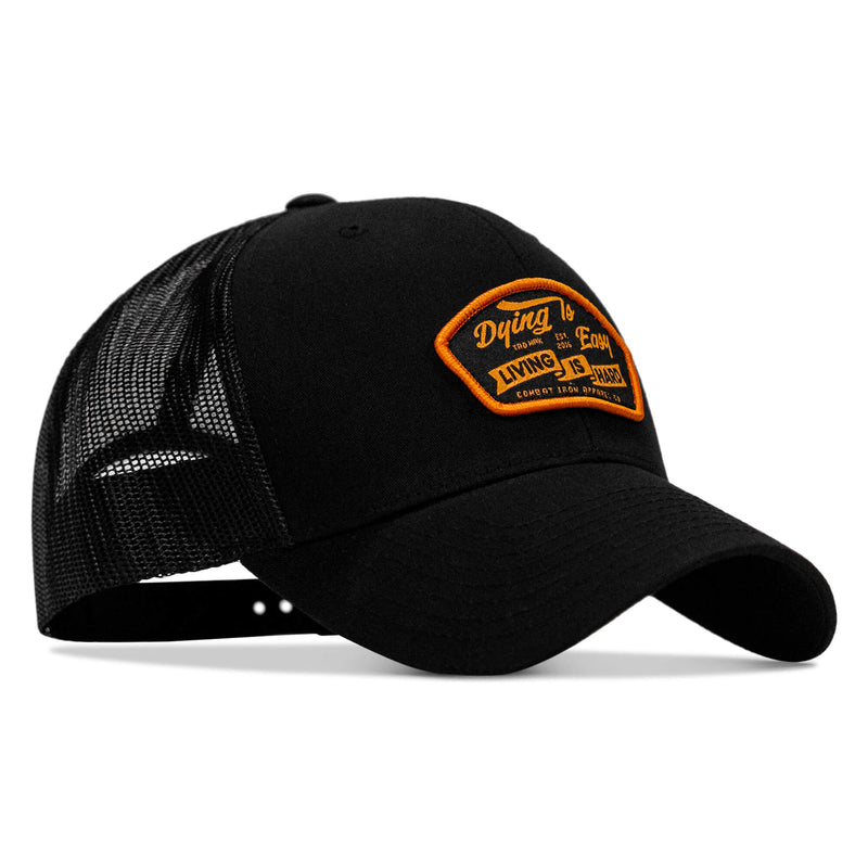Load image into Gallery viewer, Dying Is Easy, Living Is Hard Patch Snapback
