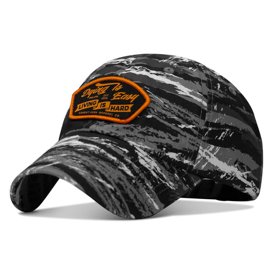 Dying Is Easy, Living Is Hard Patch Tactical Ripstop Mesh Snapback Hat