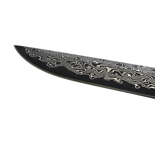 Damascus Steel EDC Folder Wood Handle Smooth Action 3.875" Blade