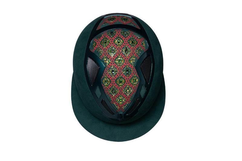 Load image into Gallery viewer, Suomy Apex Riding Helmet – Damask Green (Lady)
