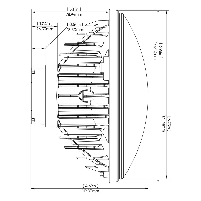 Load image into Gallery viewer, 7 Inch LED Headlight - OE7

