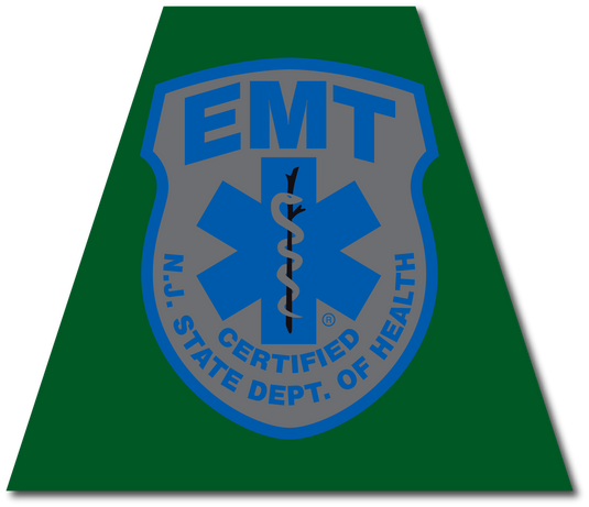 NEW JERSEY SUBDUED EMT REFLECTIVE HELMET (TET) TETRAHEDRON
