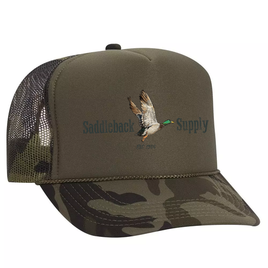 Shoot 'Em Dark Camo Foam Hat