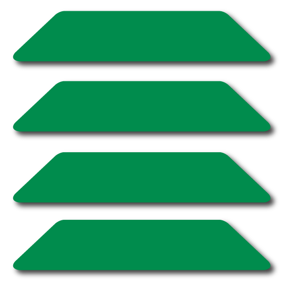 Load image into Gallery viewer, REFLECTIVE BULLARD WILDLAND HELMET STRIPS 4 PACK (MULTIPLE COLORS)
