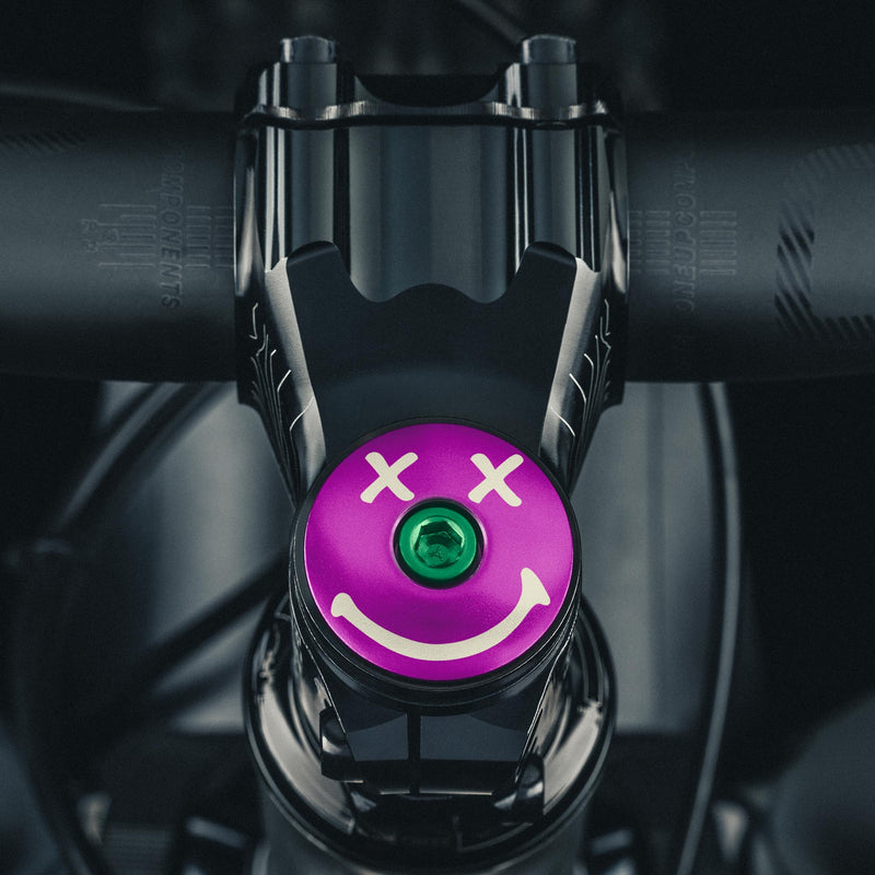 Load image into Gallery viewer, Dead Smile Bicycle Headset Cap
