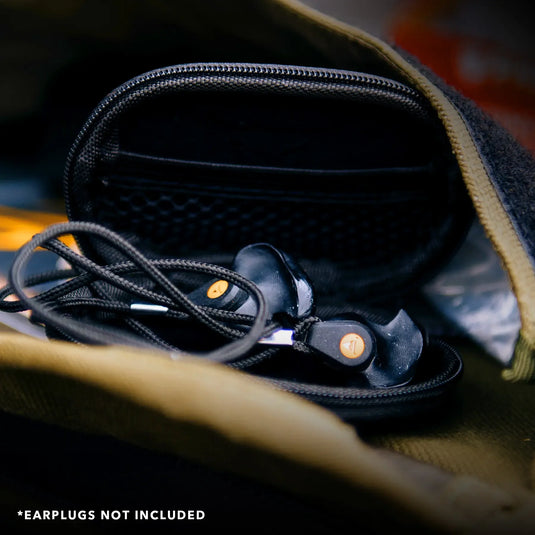 Premium Earplug and Earphone Carrying Case