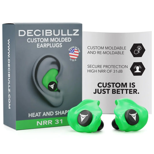 Custom Molded Earplugs 31dB NRR