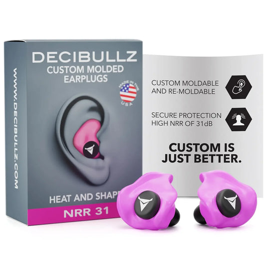 Custom Molded Earplugs 31dB NRR