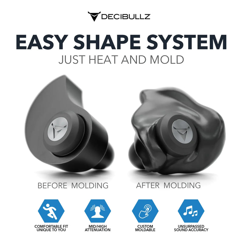 Load image into Gallery viewer, Custom Molded Professional High-Fidelity Filter Earplugs
