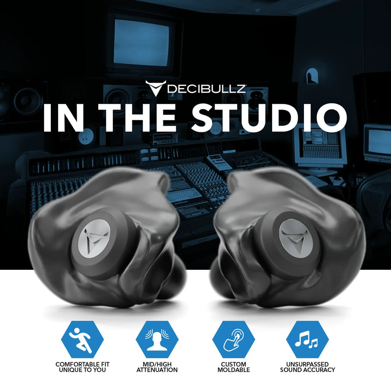 Load image into Gallery viewer, Custom Molded Professional High-Fidelity Filter Earplugs
