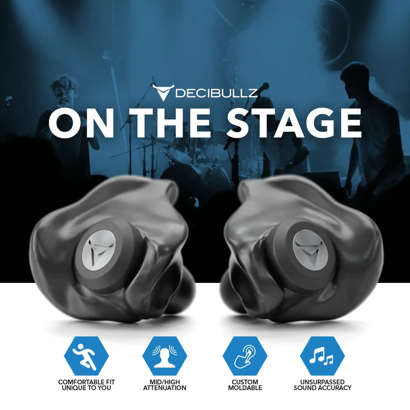 Load image into Gallery viewer, Custom Molded Professional High-Fidelity Filter Earplugs
