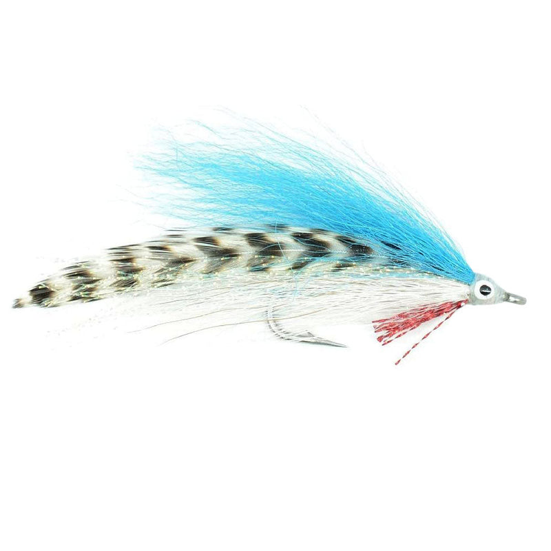 Load image into Gallery viewer, Lefty's Deceiver Saltwater Streamer Blue/White/Grizzly - 4 Flies Size 1/0
