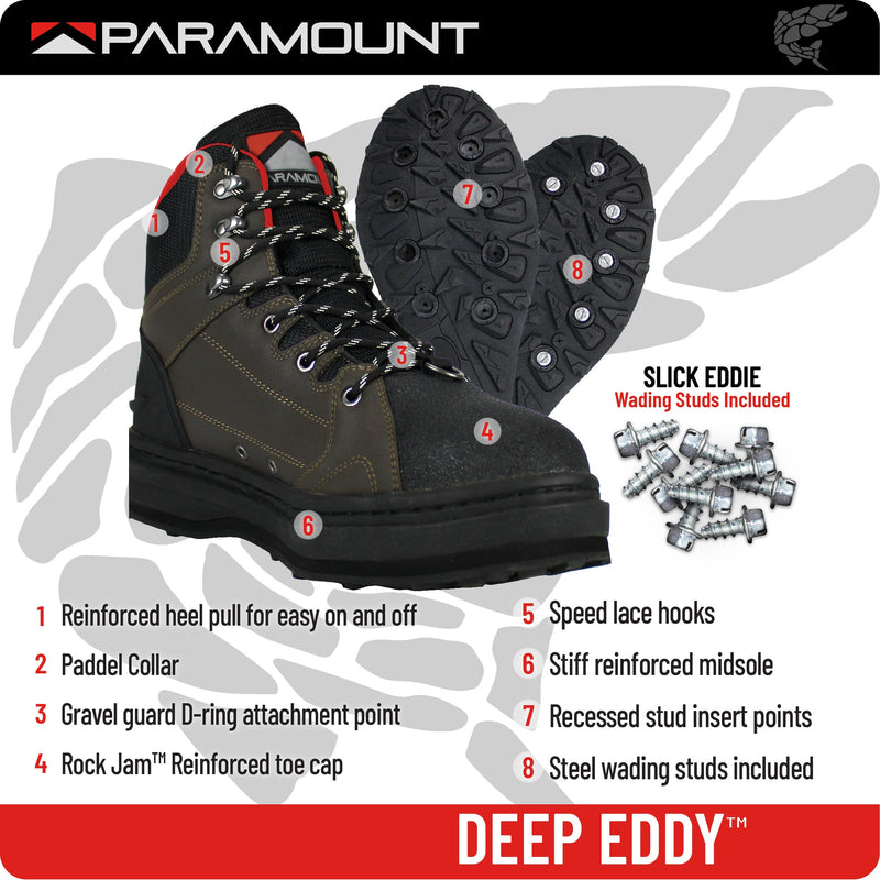 Load image into Gallery viewer, Deep Eddy Cleated Wading Boots
